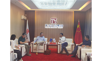 欧化（EuroChem）全球复合肥业务总经理Adam Richardsom亚当·理查森、欧化中国董事总经理丁振军及相关领导一行到我集团考察调研